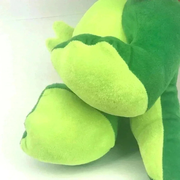 CLASSIC TOY PLUSH GREEN DINOSAUR SUNGLASSES AND HEADPHONES STUFFED ANIMAL - Picture 6 of 14